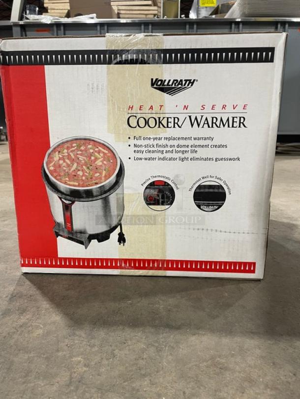 BRAND NEW! Vollrath Cayenne Series Commercial Stainless Steel Electric Powered Countertop 11 Qt. Round Heat 'N Serve Cooker/Warmer! With Precise Thermostatic Control! Model: 72009! - Image 5 of 5