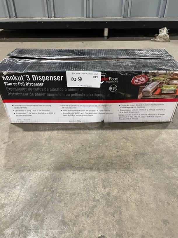 BRAND NEW! Tablecraft KenKut-3 Series Commercial Electric Powered Countertop Film/Foil Dispenser! Model: KK3! - Image 1 of 5