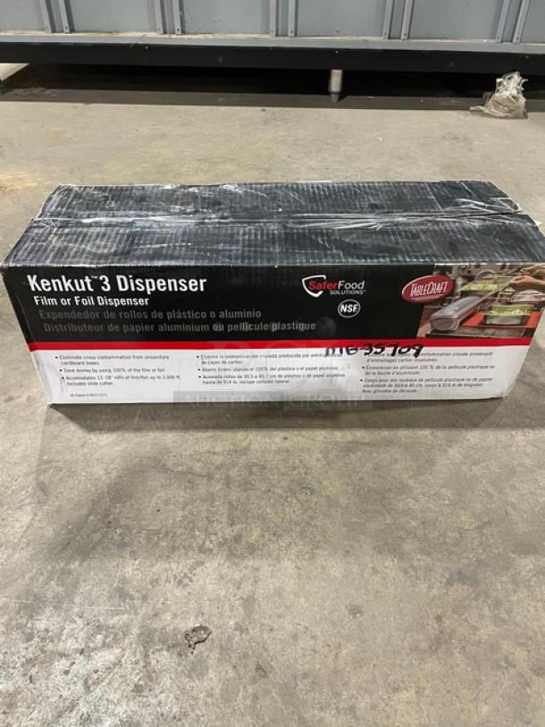 BRAND NEW! Tablecraft KenKut-3 Series Commercial Electric Powered Countertop Film/Foil Dispenser! Model: KK3! - Image 3 of 5