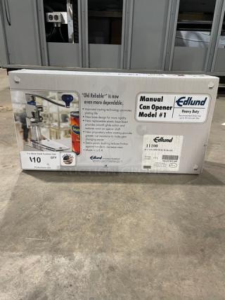 BRAND NEW! Edlund Commercial Old Reliable® Heavy Duty Manual Can Opener! With Plated Steel Base! Model: 11100!