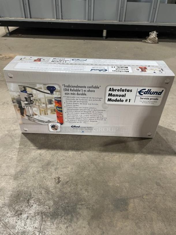 BRAND NEW! Edlund Commercial Old Reliable® Heavy Duty Manual Can Opener! With Plated Steel Base! Model: 11100! - Image 3 of 4