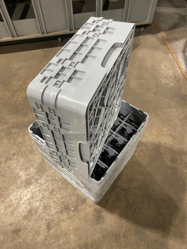 BRAND NEW! Cambro Camrack Series Commercial Soft Gray 25-Compartment Cup/Glass Rack! With Extenders! Model: 25S434151! 4X Your Bid! - Image 6 of 6