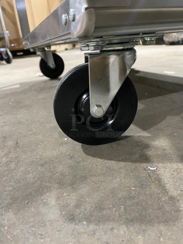 BRAND NEW! Commercial Stainless Steel Heavy Duty 3-Tier Utility/Bussing/Equipment Cart! On Casters! - Image 4 of 4