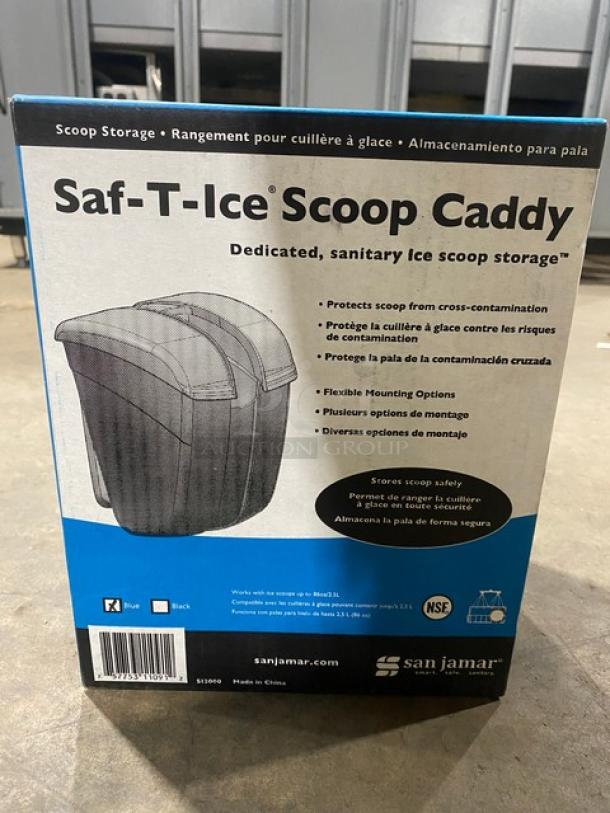 BRAND NEW! San Jamar Commercial Blue Saf-T-Ice Scoop Storage/Caddy! - Image 4 of 6