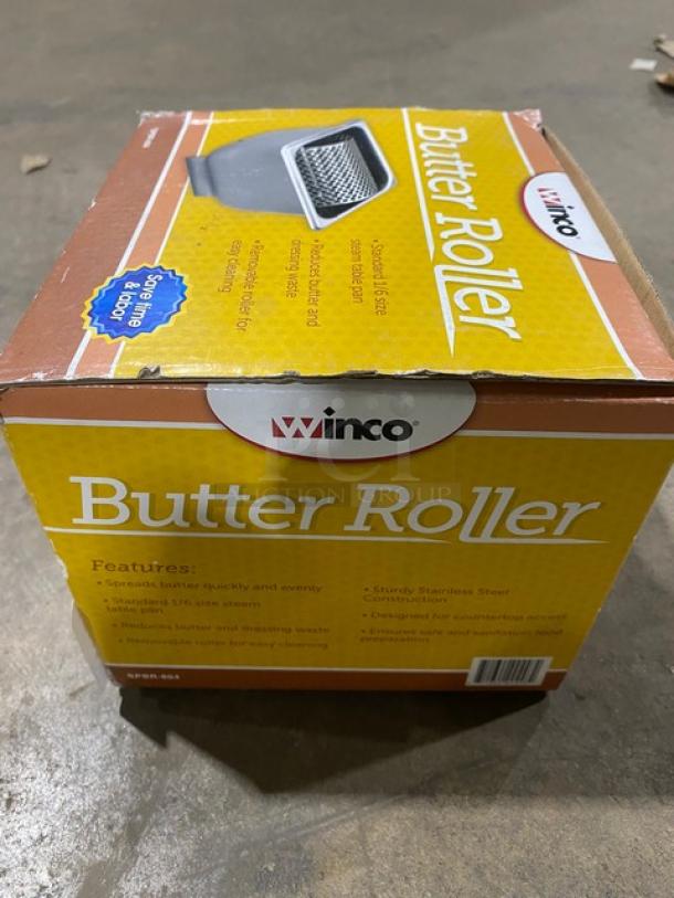 BRAND NEW! Winco Commercial Stainless Steel Butter Spreader/Roller! Model: SPBR-604! - Image 3 of 6