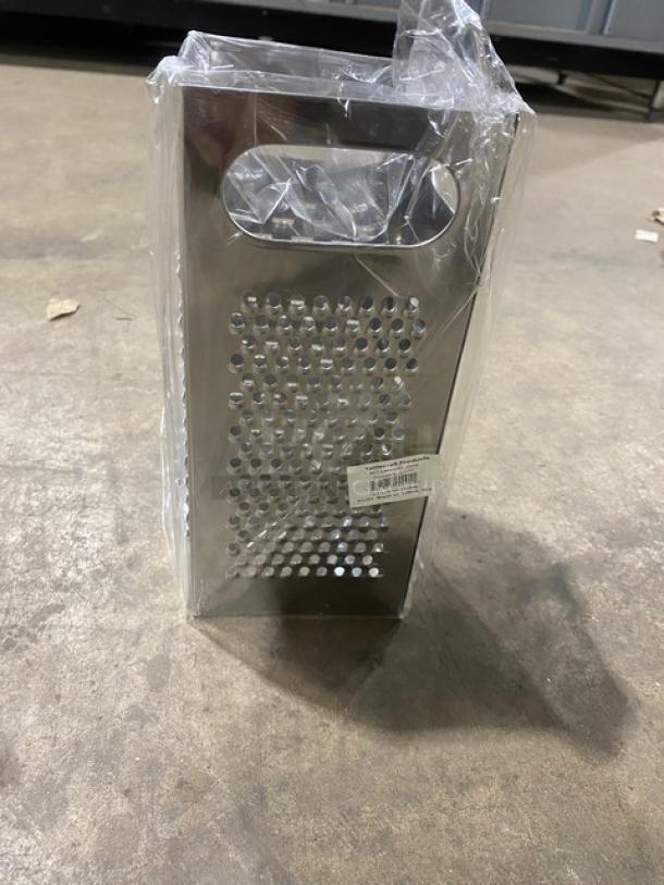 BRAND NEW! Tablecraft Commercial Stainless Steel 4-Sided Handheld Square Box Grater! Model: SG201! 3X Your Bid! - Image 3 of 6