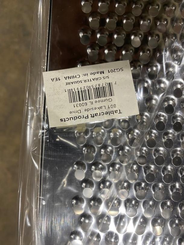 BRAND NEW! Tablecraft Commercial Stainless Steel 4-Sided Handheld Square Box Grater! Model: SG201! 3X Your Bid! - Image 6 of 6