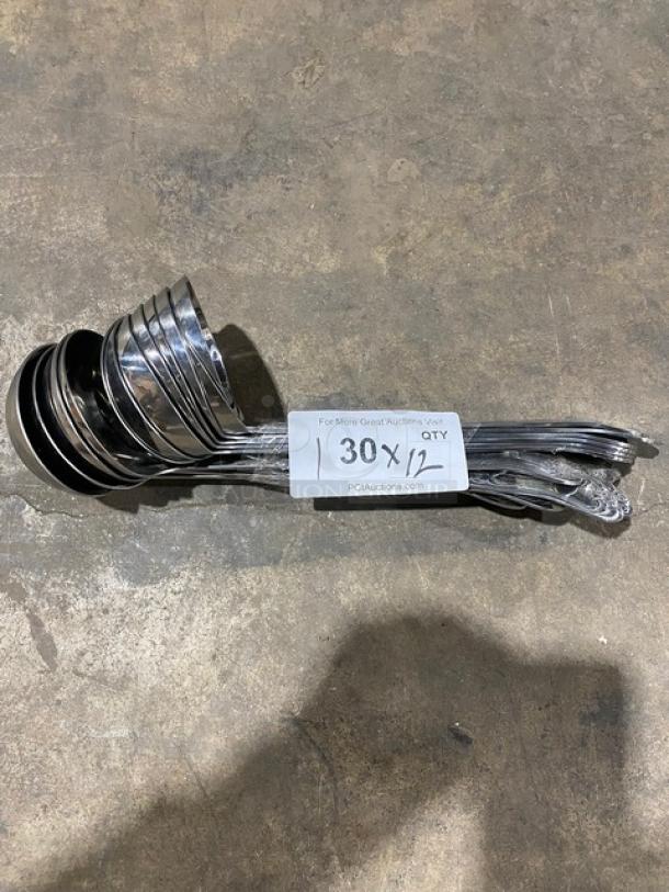 BRAND NEW! Commercial Stainless Steel Ladles! 12X Your Bid! - Image 1 of 2