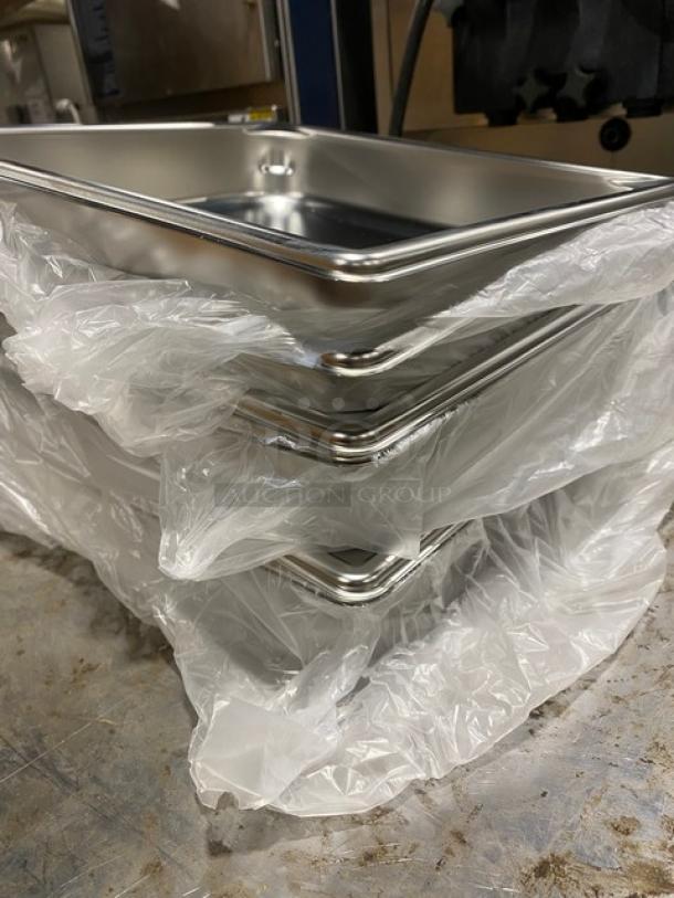 BRAND NEW! Commercial Stainless Steel Hotel/Steamtable Pans! 6X Your Bid! - Image 2 of 4