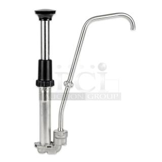 BRAND NEW! Server Commercial Stainless Steel Condiment Pump! For 6" Deep Hotel/Steamtable Pan! Model: 83400!
