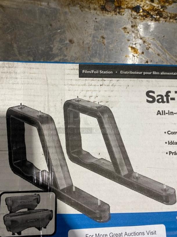 BRAND NEW! San Jamar Commercial Black Countertop Saf-T-Wrap Stacker, Stacking Kit! Compatible With SW12/SW18! Model: SWX100! 2X Your Bid! - Image 5 of 5