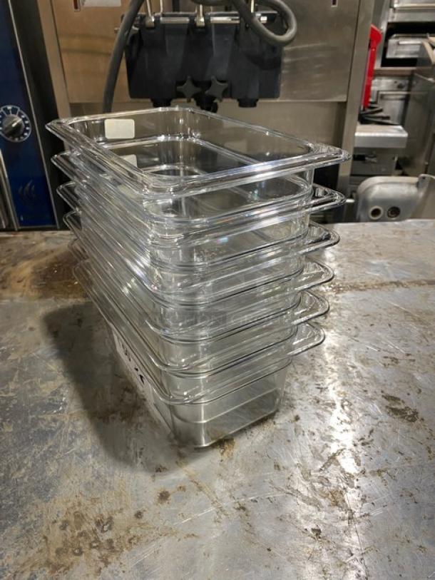 BRAND NEW! Cambro Commercial Clear Polycarbonate Food Pans! 6X Your Bid! - Image 2 of 4