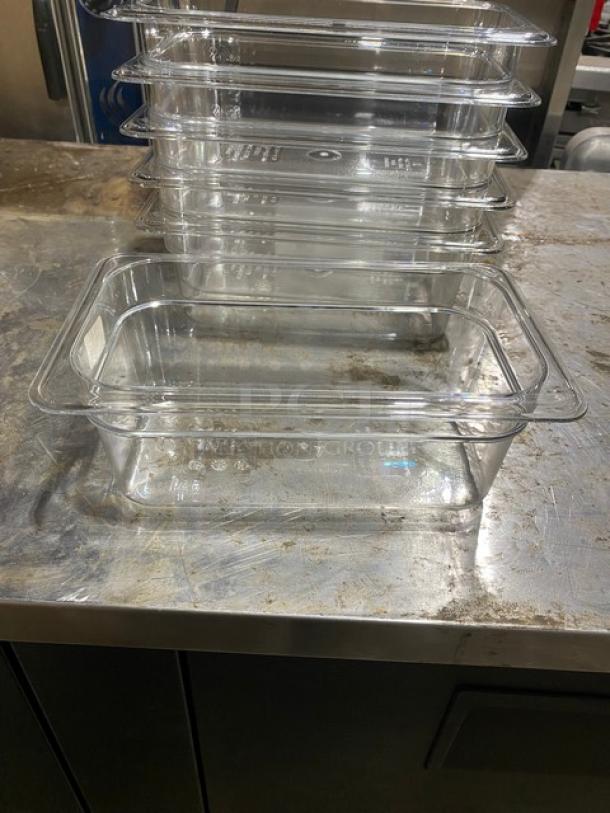 BRAND NEW! Cambro Commercial Clear Polycarbonate Food Pans! 6X Your Bid! - Image 4 of 4