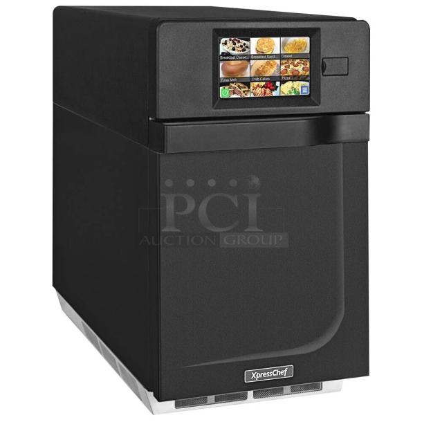 BRAND NEW! Amana Xpress Chef 3i Series Commercial Black Electric Powered Countertop High Speed Combination Oven! With True-Touch HD Touch Screen Controls! Model: MRX2BL! 208/240V! - Image 1 of 1