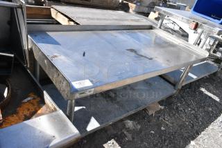 Regency 600ES3060G Stainless Steel Equipment Stand w/ Metal Under Shelf.