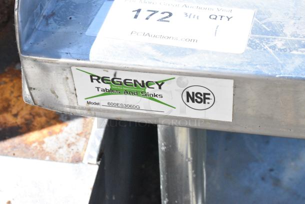 Regency 600ES3060G Stainless Steel Equipment Stand w/ Metal Under Shelf. - Image 5 of 5