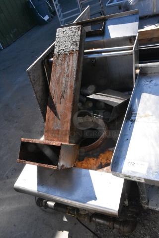 Stainless Steel Commercial Gas Powered Single Burner Wok Range.