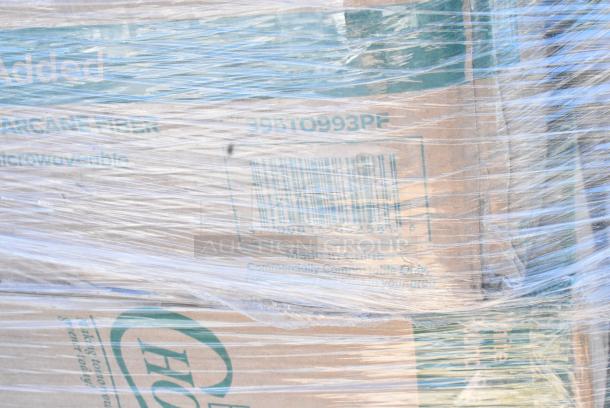 30 BRAND NEW SCRATCH AND DENT! Items Including 90HT3R Dart, 395PR09 EcoChoice No PFAS Added Bamboo / Bagasse Blend 9" Plate, 3941035XL Lavex Powder-Free Disposable Black Hybrid 3 Mil Thick Gloves - Extra Large - 1000/Case, 395TO993PF EcoChoice 9" x 9" x 3" No PFAS Added Natural Bagasse Blend 3-Compartment Take-Out Container - 200/Case, 394345L Noble NexGen Powder-Free Disposable Black Hybrid 3 Mil Thick Gloves - 1000/Case, 130BKFORKX Choice Black Extra Heavy Weight Polystyrene Plastic Fork - 1000/Case, 433TRAYT0608 EcoChoice 8" x 6" Molded Fiber / Pulp Rectangular Tray - 500/Case, 760PCC03W Choice 3 oz. White Unlined Paper Cold Cup - 5000/Case. 30 Times Your Bid! - Image 8 of 13