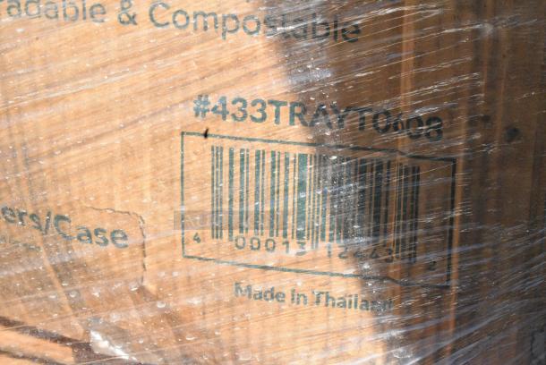 30 BRAND NEW SCRATCH AND DENT! Items Including 90HT3R Dart, 395PR09 EcoChoice No PFAS Added Bamboo / Bagasse Blend 9" Plate, 3941035XL Lavex Powder-Free Disposable Black Hybrid 3 Mil Thick Gloves - Extra Large - 1000/Case, 395TO993PF EcoChoice 9" x 9" x 3" No PFAS Added Natural Bagasse Blend 3-Compartment Take-Out Container - 200/Case, 394345L Noble NexGen Powder-Free Disposable Black Hybrid 3 Mil Thick Gloves - 1000/Case, 130BKFORKX Choice Black Extra Heavy Weight Polystyrene Plastic Fork - 1000/Case, 433TRAYT0608 EcoChoice 8" x 6" Molded Fiber / Pulp Rectangular Tray - 500/Case, 760PCC03W Choice 3 oz. White Unlined Paper Cold Cup - 5000/Case. 30 Times Your Bid! - Image 12 of 13