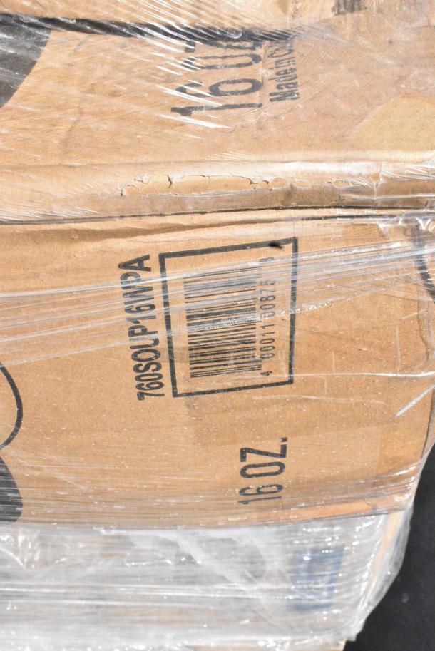 34 BRAND NEW SCRATCH AND DENT! Items Including 760SOUP6WB Choice 3 oz. White Poly Paper Cold Cup - 5000/Case, 50010DWALLW Choice 10 oz. White Smooth Double Wall Paper Hot Cup - 500/Case, 966TALLFLDN Choice Kraft Natural Tall-Fold 6" x 13" Dispenser Napkin - 8000/Case, 394365L GLOVE VINYL PFREE LG 1M, Dart C53PST1 ClearSeal Hinged Lid Plastic Container 5 3/8" x 5 1/4" x 2 5/8" - 500/Case, 127P2B Choice Black Plastic Souffle Cup / Portion Cup - 2 oz. - 2500/Case. 34 Times Your Bid! - Image 11 of 13