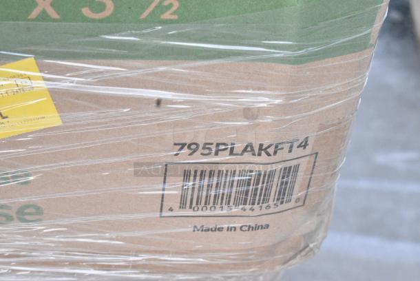 17 BRAND NEW SCRATCH AND DENT! Items Including 2 128HD16COMBO Choice Heavy Duty 16 oz. Microwavable Translucent Plastic Deli Container and Lid Combo Pack - 240/Case, 10 795PLAKFT4 EcoChoice Kraft PLA Lined Compostable #4 Take-Out Container 7 3/4" x 5 1/2" x 3 1/2" - 160/Case. 17 Times Your Bid! - Image 6 of 6