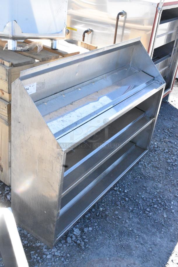 Stainless Steel Counter w/ 2 Under Shelves. - Image 4 of 4