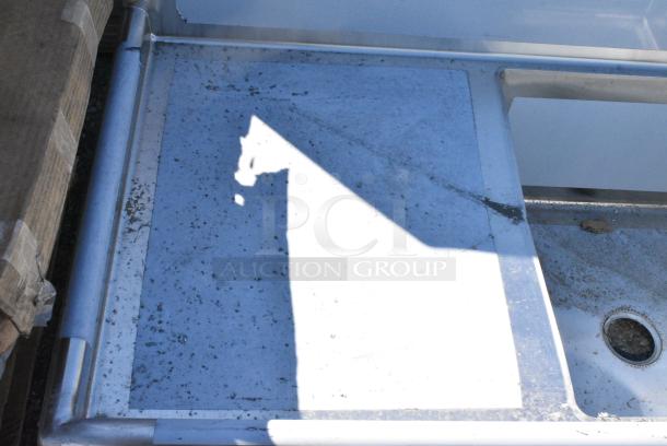 BRAND NEW SCRATCH AND DENT! Regency 600S32424224 Stainless Steel 3 Bay Sink w/ Dual Drain Boards. No Legs. - Image 3 of 8