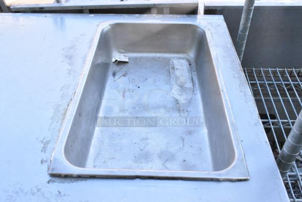 Duke Stainless Steel Counter w/ Steam Well. - Image 5 of 5