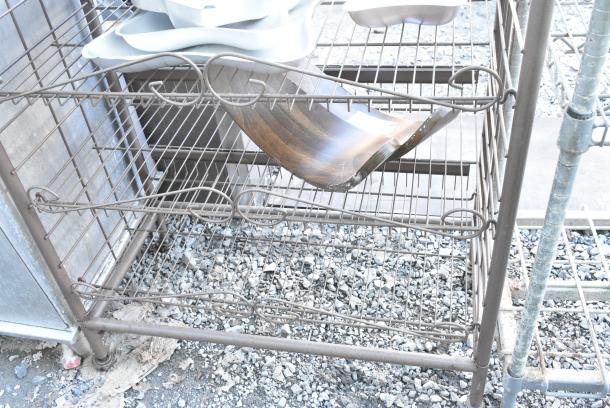 Brown Metal Chip Rack w/ Contents. - Image 4 of 6