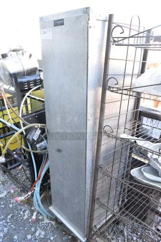 Lockwood Metal Commercial Enclosed Pan Rack w/ 13 Baking Pans.