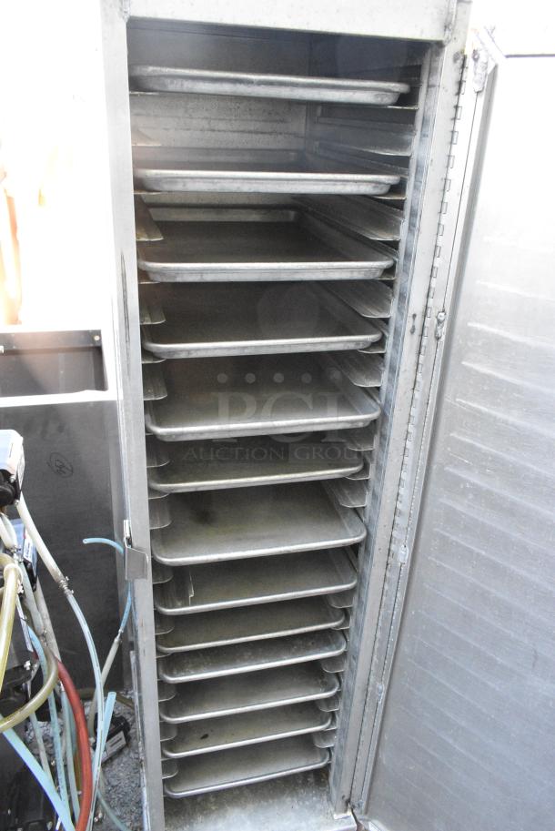 Lockwood Metal Commercial Enclosed Pan Rack w/ 13 Baking Pans. - Image 4 of 5