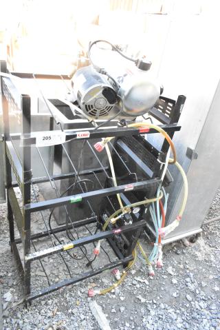 Black Metal Soda Rack w/ Carbonator