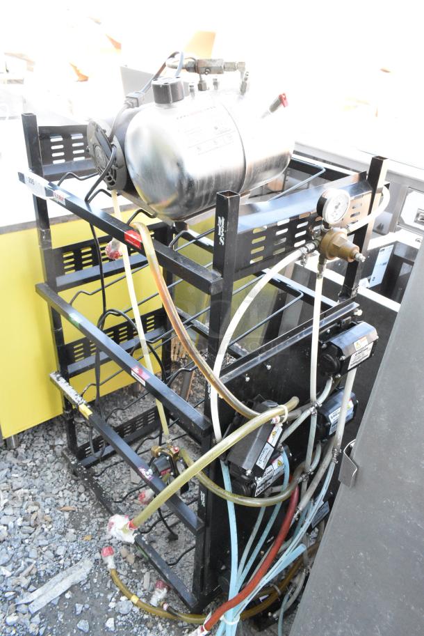 Black Metal Soda Rack w/ Carbonator - Image 2 of 5