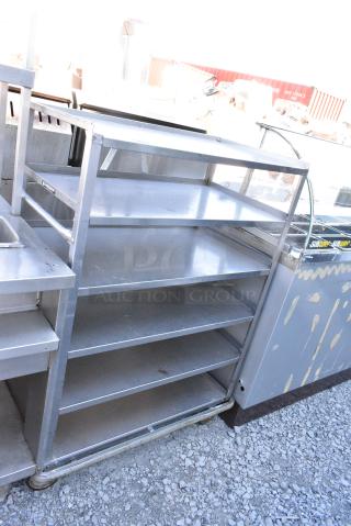 Lakeside Metal 6 Tier Cart on Commercial Casters.