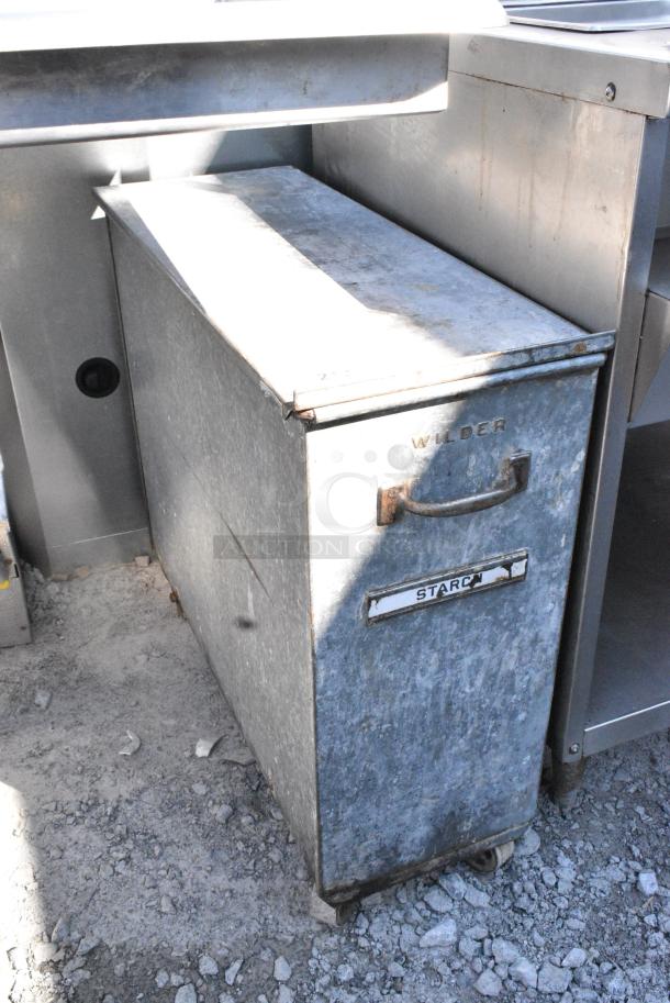 Metal Commercial Ingredient Bin on Commercial Casters - Image 2 of 6