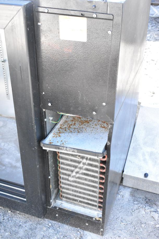Beverage Air BB48GSY-1-B Metal Commercial 2 Door Back Bar Cooler Merchandiser. Missing Doors. 115 Volts, 1 Phase. - Image 3 of 6