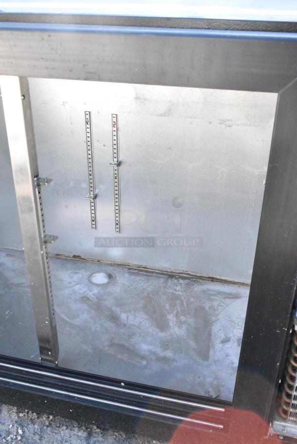 Beverage Air BB48GSY-1-B Metal Commercial 2 Door Back Bar Cooler Merchandiser. Missing Doors. 115 Volts, 1 Phase. - Image 4 of 6