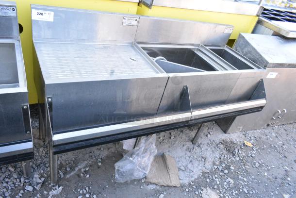 Krowne Stainless Steel Drain Board w/ Ice Bin, Cold Plate, Extra Bay and Speedwell. - Image 1 of 7