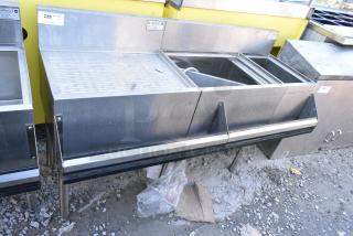 Krowne Stainless Steel Drain Board w/ Ice Bin, Cold Plate, Extra Bay and Speedwell.