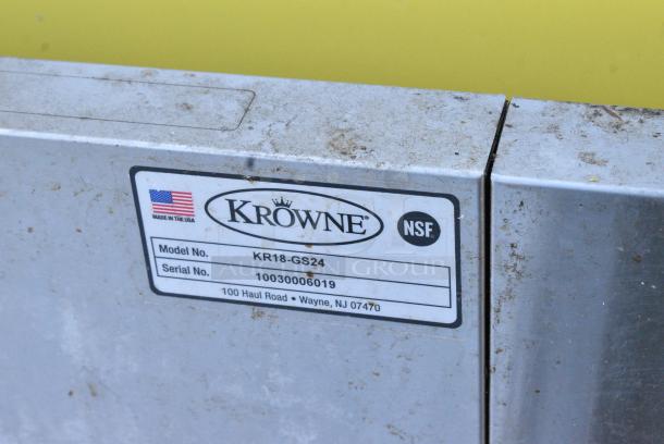 Krowne Stainless Steel Drain Board w/ Ice Bin, Cold Plate, Extra Bay and Speedwell. - Image 6 of 7