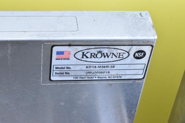 Krowne KP18-M36R-10 Stainless Steel Ice Bin, Cold Plate, Extra Bay and Speedwell. - Image 6 of 6