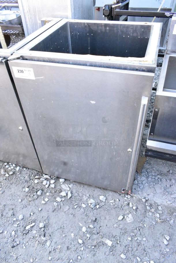 Perlick DB24 Stainless Steel Single Door Dry Storage Cabinet. No Top. - Image 1 of 6
