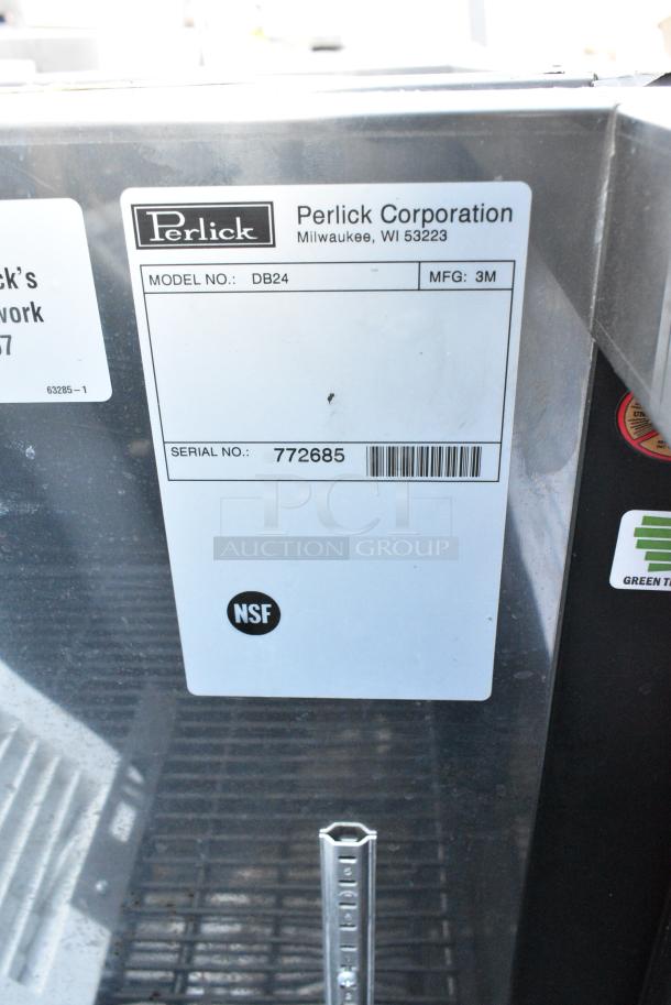 Perlick DB24 Stainless Steel Single Door Dry Storage Cabinet. No Top or Back - Image 5 of 5