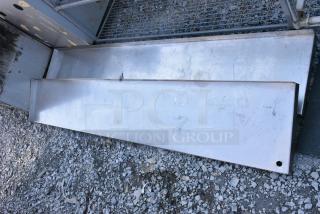 4 Various Stainless Steel Wall Mount Shelf. 4 Times Your Bid!