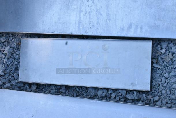 4 Various Stainless Steel Wall Mount Shelf. 4 Times Your Bid! - Image 2 of 3