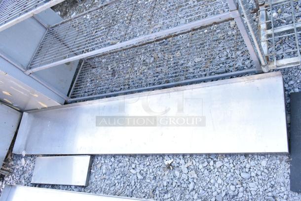 4 Various Stainless Steel Wall Mount Shelf. 4 Times Your Bid! - Image 3 of 3