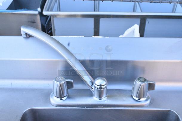 Stainless Steel Table w/ Sink Bay, Faucet and Handles. - Image 4 of 4