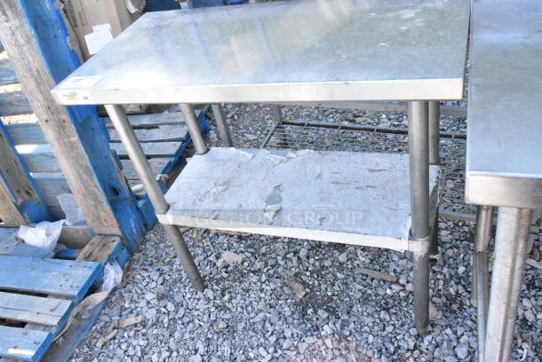 Regency 600T1836G Stainless Steel Table w/ Metal Under Shelf. - Image 2 of 5