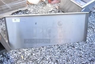 Stainless Steel Wall Mount Shelf.