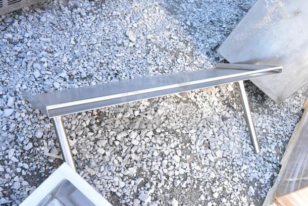 Stainless Steel Wall Mount Shelf. - Image 3 of 4